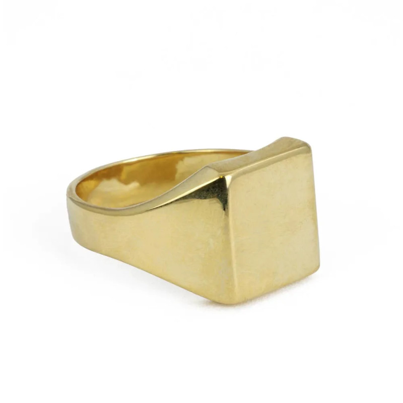 Ring aus 18 Karat Gelbgold – Typ „Siegelring”