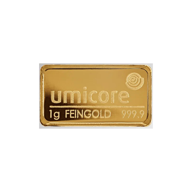Goldbarren – 1 g – Im Umlauf – Verschiedene Hersteller