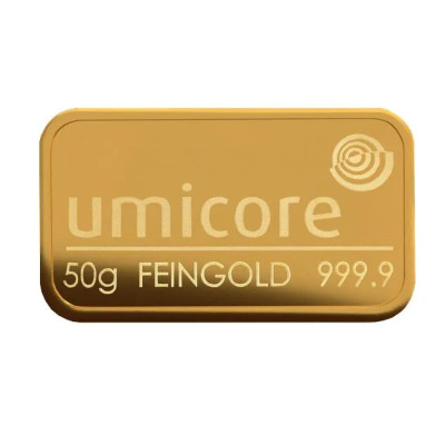 Goldbarren – 50 g – Umlaufend – Verschiedene Hersteller