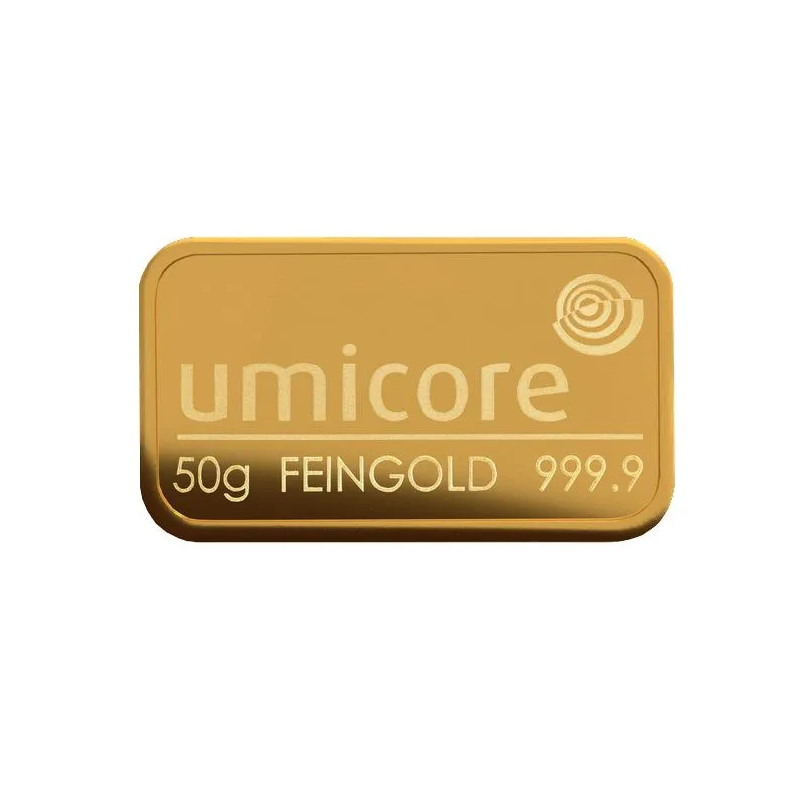 Goldbarren – 50 g – Umlaufend – Verschiedene Hersteller