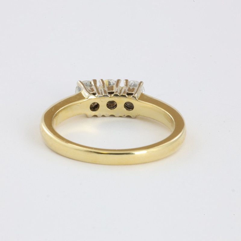 Catawiki - Bague en Or jaune 18k avec Diamants