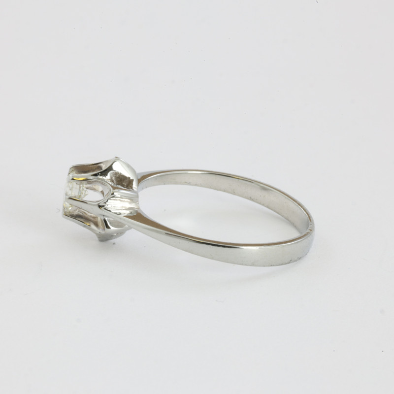 Catawiki - Bague en Or blanc 18k avec Diamant