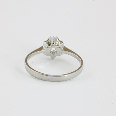 Catawiki - Bague en Or blanc 18k avec Diamant