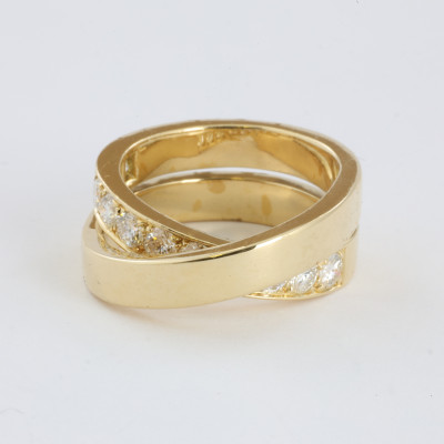 Catawiki - Bague Cartier en Or jaune 18k avec Diamants
