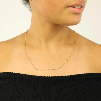 Kette aus 18 Karat Gelbgold – Palmier-Glieder