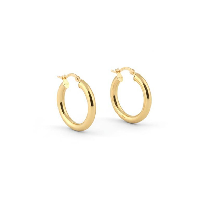 Ohrringe aus 18 Karat Gelbgold – Creolen-Stil