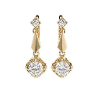 Ohrringe aus 18 Karat Gelbgold