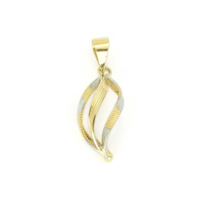 Pendentif deux Ors 18k