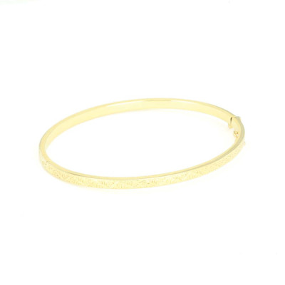 Bracelet en Or jaune 18k - Jonc