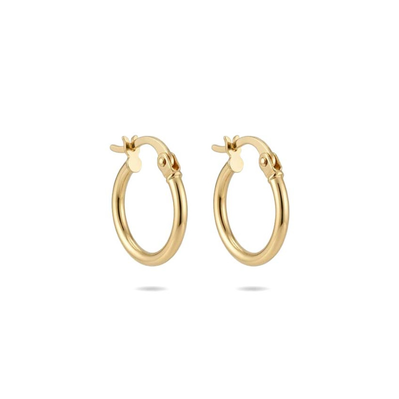Boucles d'oreilles en Or jaune 18k - Créoles
