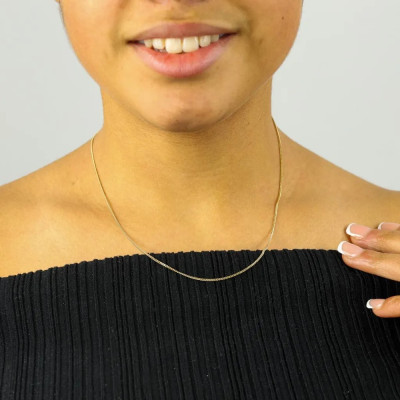 Ketting in 18 karaats geelgoud - Panzerketting