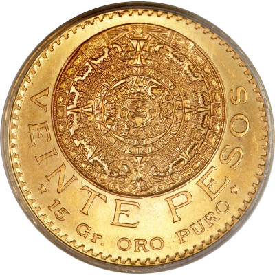 Pièce 20 pesos Mexicaine