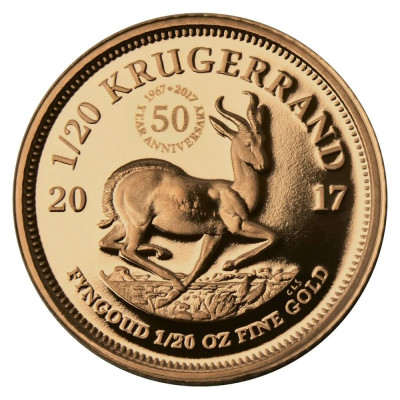 Krugerrand 1/20 Oz Or