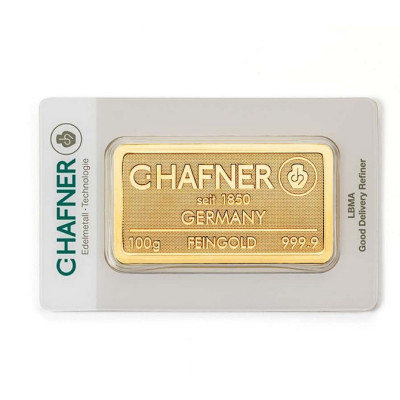 Goldbarren – 100 g – Neu