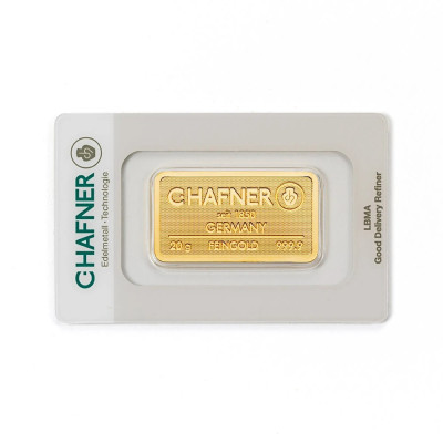 Goldbarren – 20 g – Neu