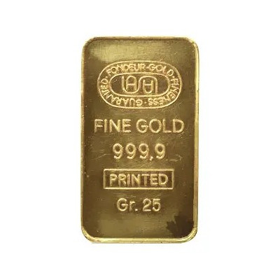 Goldbarren – 25 g – im Umlauf
