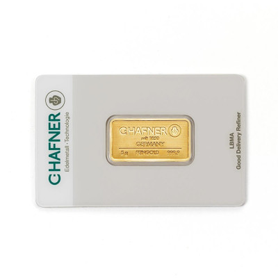 Goldbarren – 5 g – Neu