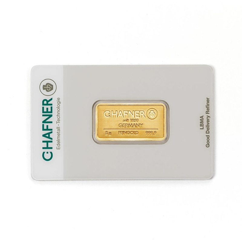 Goldbarren – 5 g – Neu